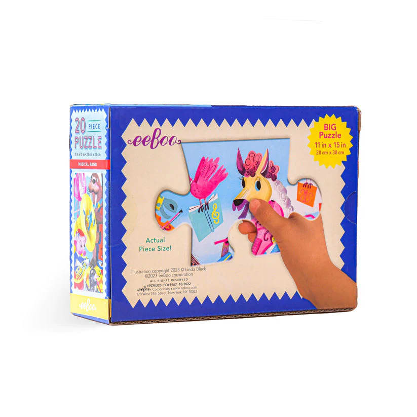 Puzzle 20 Piezas Banda musical - Eeboo2