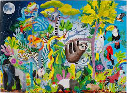 Puzzle 20 piezas Selva - Eeboo1