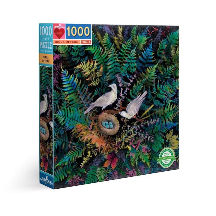 Puzzle 1000 Piezas Pájaros en Un Nido - Eeboo 3