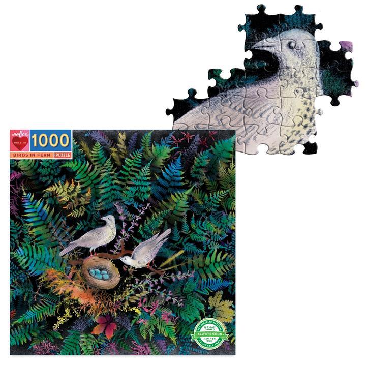 Puzzle 1000 Piezas Pájaros en Un Nido - Eeboo2