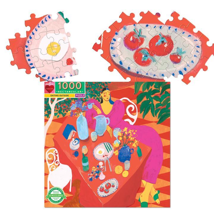 Puzzle 1000 Piezas Comer Afuera - Eeboo1