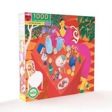 Puzzle 1000 Piezas Comer Afuera - Eeboo3