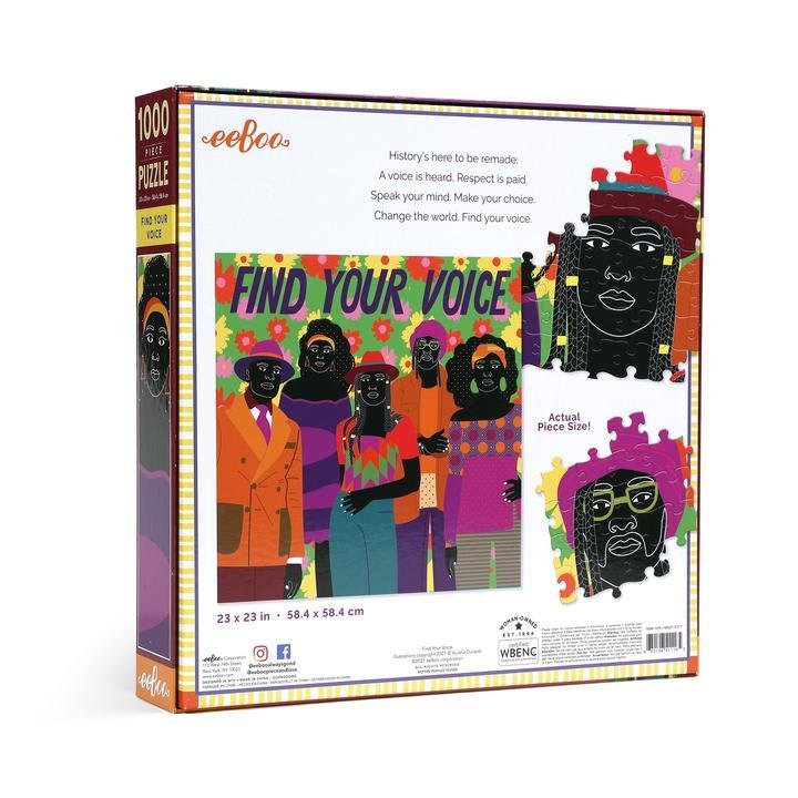 Puzzle 1000 Piezas Encuentra Tu Voz - Eeboo2
