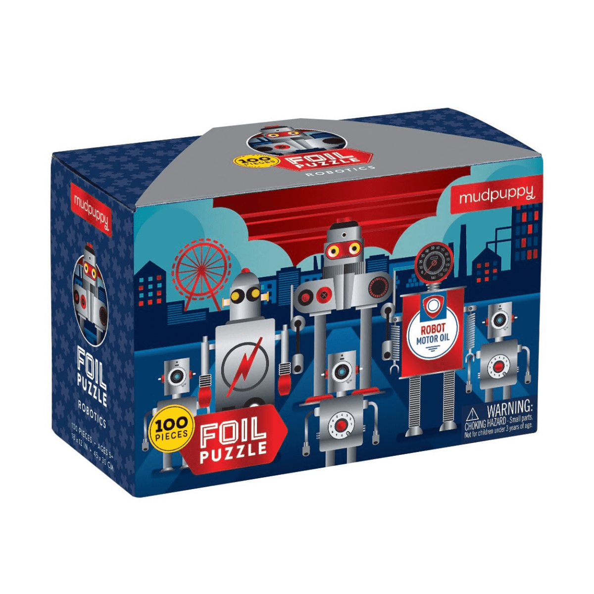 Puzzle Aluminio Robot 100 Piezas - Mudpuppy 1