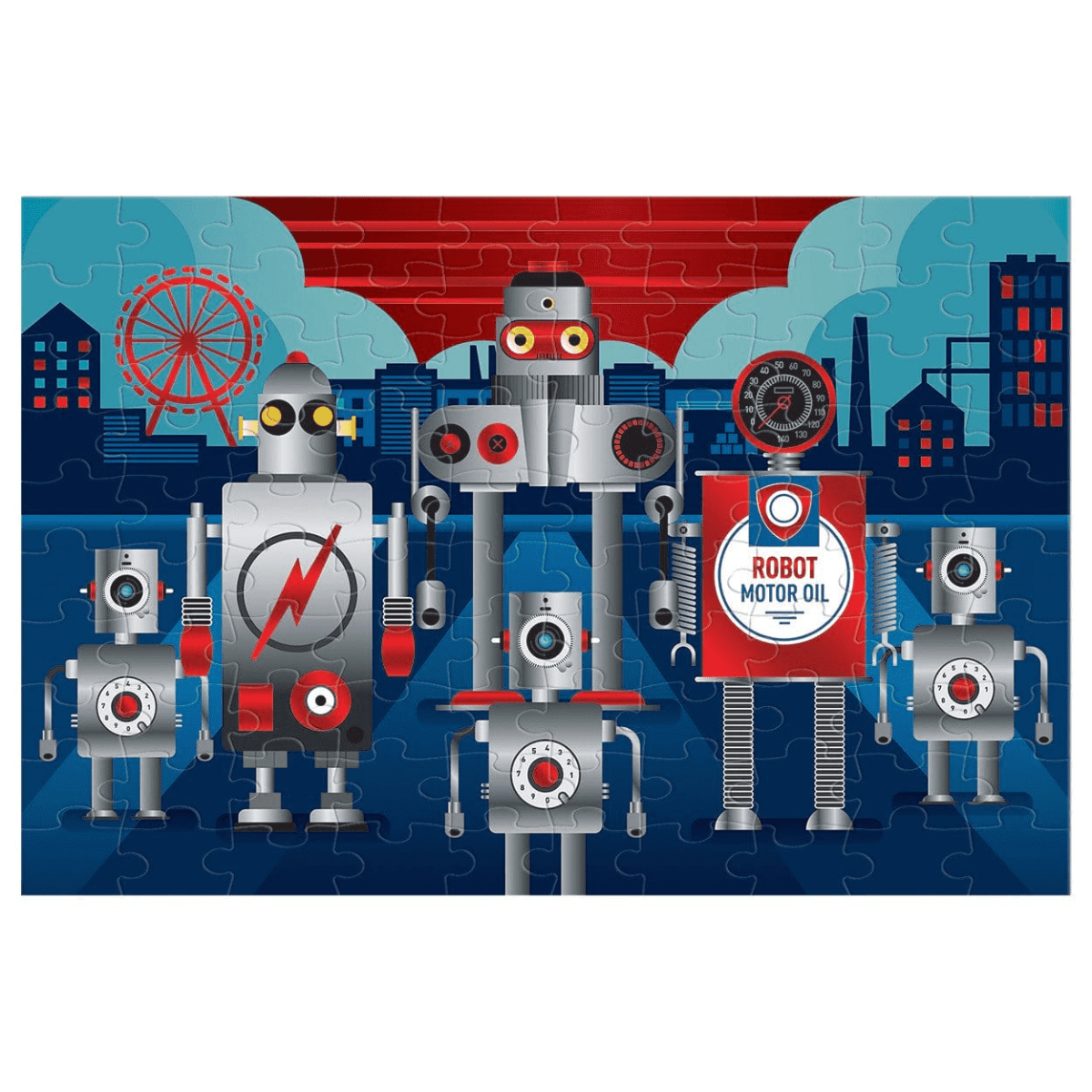 Puzzle Aluminio Robot 100 Piezas - Mudpuppy2