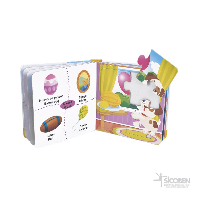 Libro Aprende Formas con Puzzle - Sicoben2