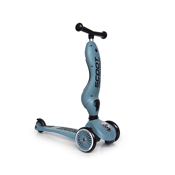 Scooter Monopatín 2 en 1 Highwaykick Acero - Scoot and Ride2