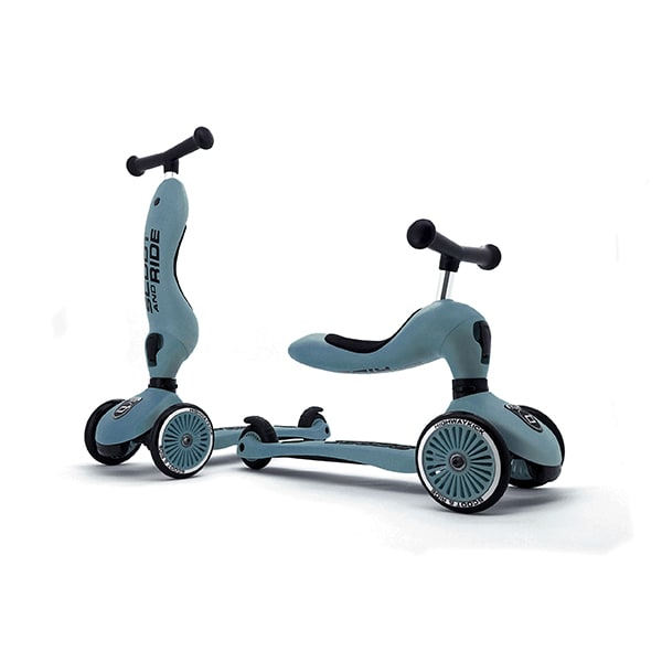 Scooter Monopatín 2 en 1 Highwaykick Acero - Scoot and Ride 3