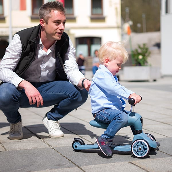 Scooter Monopatín 2 en 1 Highwaykick Acero - Scoot and Ride5