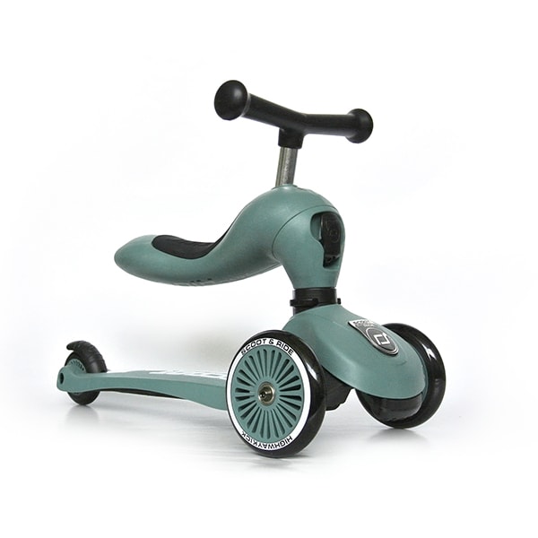Scooter Monopatín 2 en 1 Highwaykick Forest - Scoot and Ride1