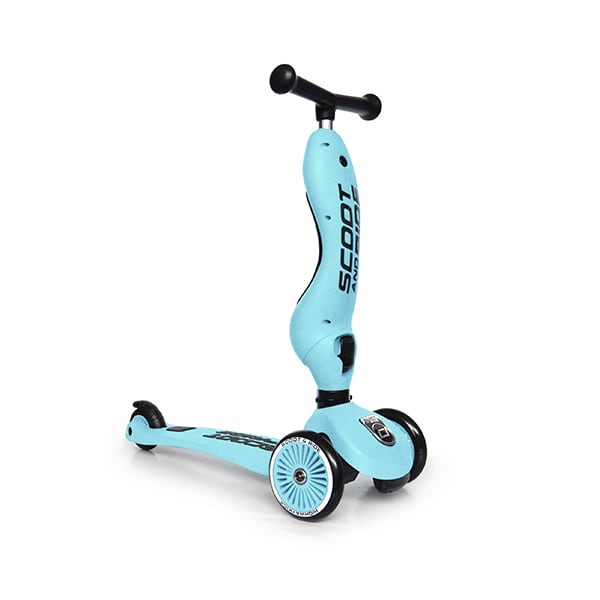 Scooter Monopatín 2 en 1 Highwaykick Blueberry - Scoot and Ride2