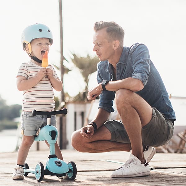 Scooter Monopatín 2 en 1 Highwaykick Blueberry - Scoot and Ride4