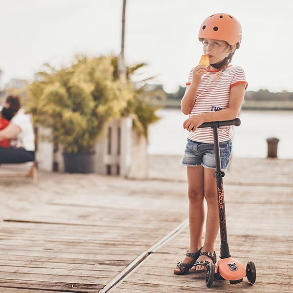 Casco Niño S-M Peach - Scoot and Ride1