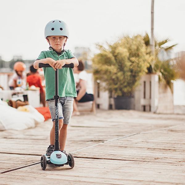 Casco Niño S-M Blueberry - Scoot and Ride1