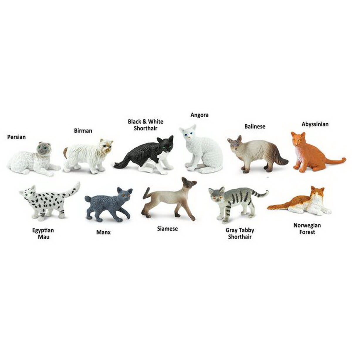 Set Figuras de Gatos Domésticos - Safari1