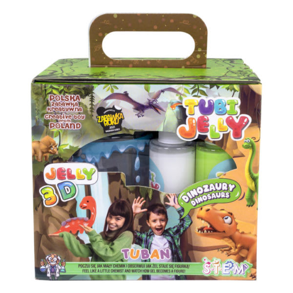 Set tubi jelly 6 colores dinosaurios + acuario - Tuban3