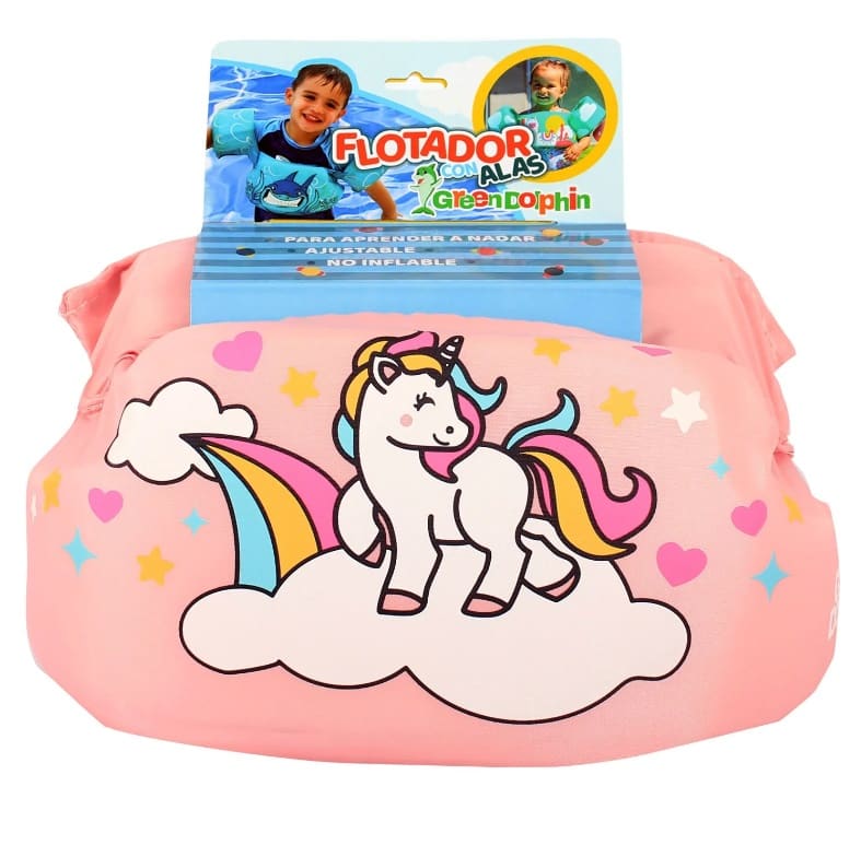 Flotador con Alitas Unicornio Palorosa - Green Dolphin 2