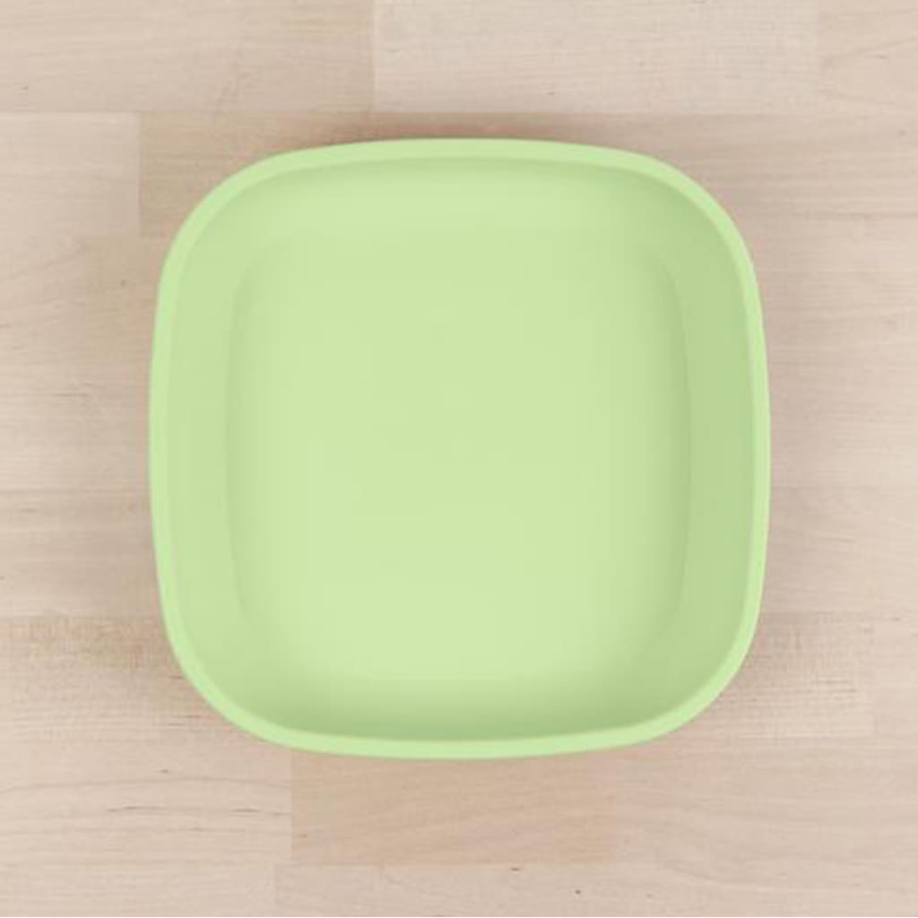 Plato Plano Ecológico Verde Pastel - Replay 4