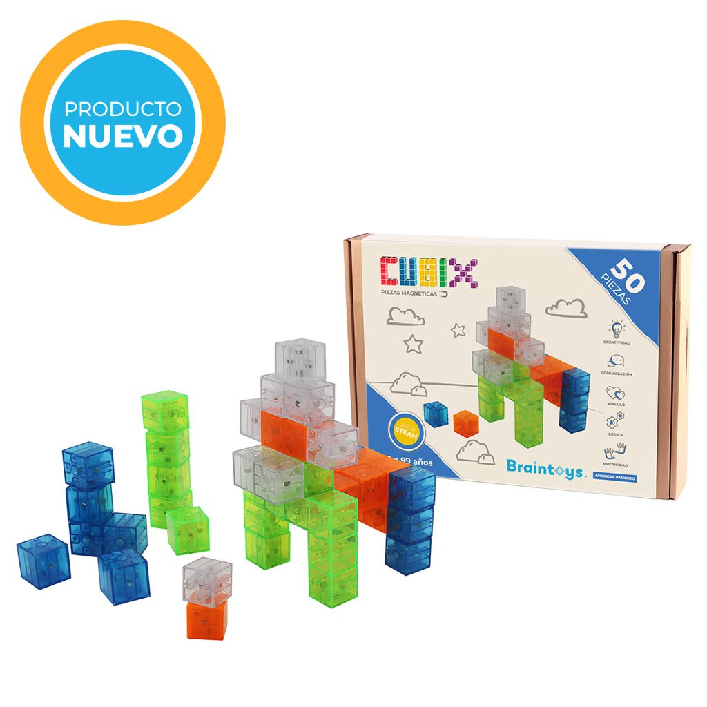 Cubix 50 Piezas - Braintoys 1