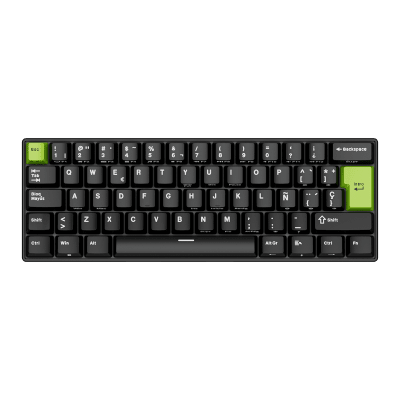 Teclado Royal Kludge RK C61 Cableado