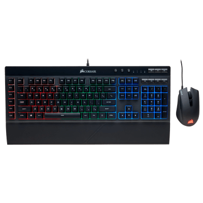 Combo 2 en 1 Corsair K55 + HARPOON RGB BUNDLE, Spanish ( CH-9206115-SP )2