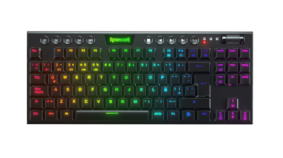 Teclado Redragon HORUS TKL Cableado, Spanish1
