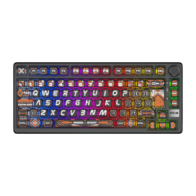 Teclado Royal Kludge RK-M75 HE HEPHAESTUS Cableado - MINT SWITCH