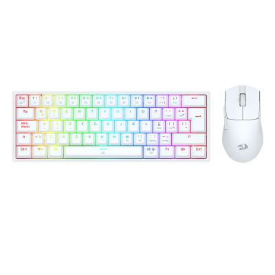 Combo Redragon S143 Teclado K617RGB FIZZ SP + Mouse M724