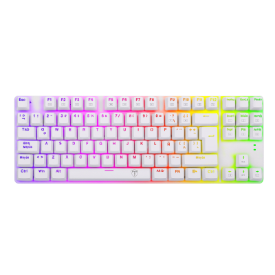 Teclado T-Dagger BORA WHITE RGB, Spanish1