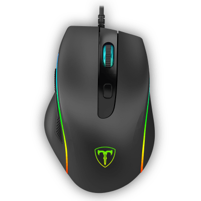 Mouse Gamer T-Dagger RECRUIT 2 T-TGM108 Hasta 3200 DPI, RGB, 6 botones1
