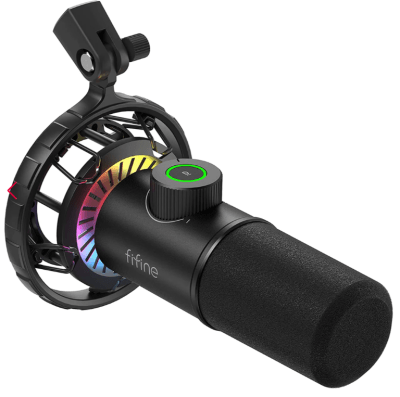 Micrófono Fifine K658 Black Dinámico1