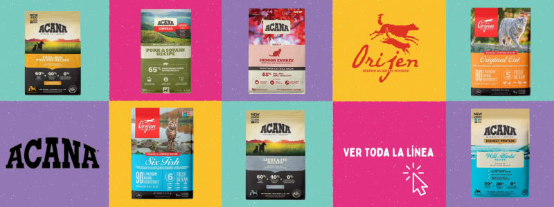 Línea Acana y Orijen