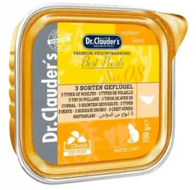 Dr. Clauder´s Gato Beast Perls Premium 3 tipos de aves de corral