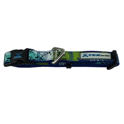 Correa cuello Casual Canine Xtrm Logo Collar Blue