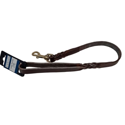 Correa/Trailla Casual Canine Leather City Lead Brown - Cuero café