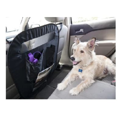 Barrera separadora para auto, negro