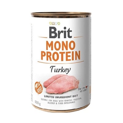 Brit lata Mono Protein Turkey 400g