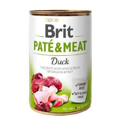 Brit Lata Pate & Meat Duck 400g