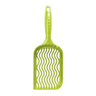 Pala higiénica Pelle Noba para arenero color verde limón
