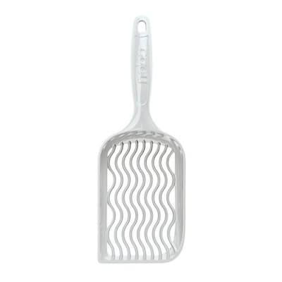 Pala higiénica Pelle Noba para arenero color gris claro