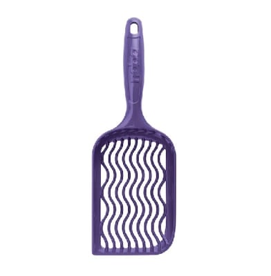 Pala higiénica Pelle Noba para arenero color morado