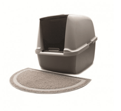 Tapete retención arena gato