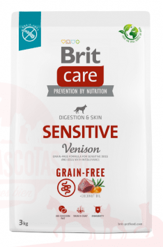 BRIT CARE DOG SENSITIVE VENISON 3 KG