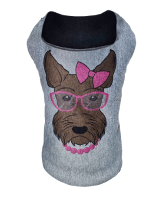 Poleron Schnauzer Plomo