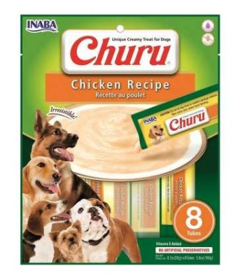 Churu perro receta Pollo 8 tubos