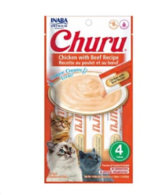 Churu Pollo con Carne 4 tubos