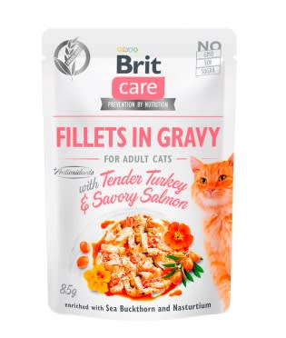 Fillets in Gravy tender Turkey & savory Salmon