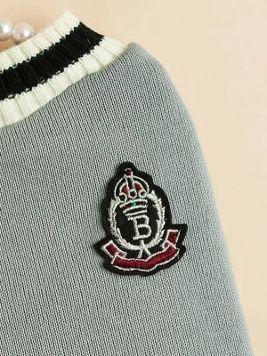 Sweater gris para perro grande