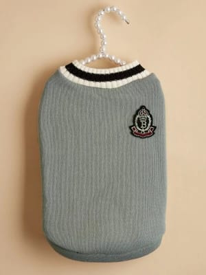 Sweater gris para perro grande