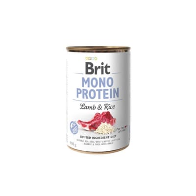Brit lata Mono Protein Lamb & Rice 400g 